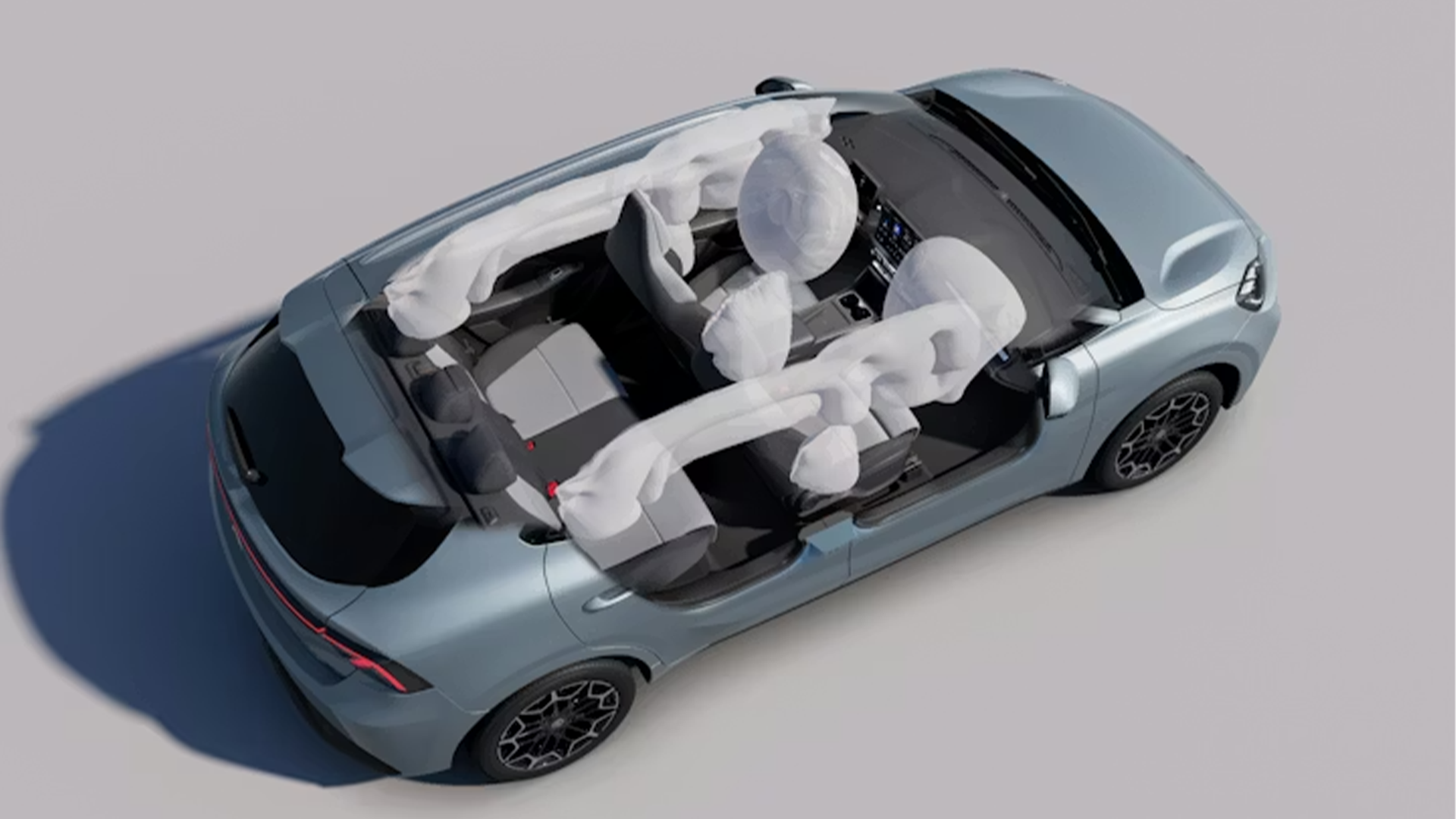 MG4 EV Urban – 7 Airbags serienmäßig für umfassenden Schutz